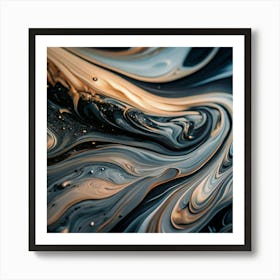 Abstract Swirls Art Print