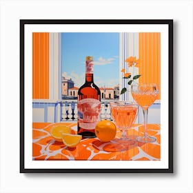 orange joy Art Print