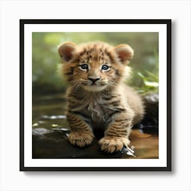 Tiger Cub Art Print