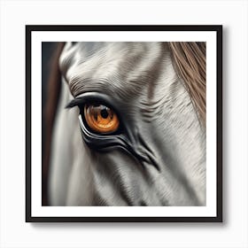 Eye Of A Horse 46 Art Print