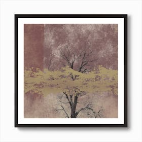 Bare Tree Mixed Media Art Print