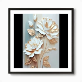 Paper Flowers 1 Art Print