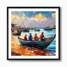 Fishing Boats 1 Art Print