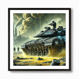 Venusian Acid Resistant Tanks Converted Art Print