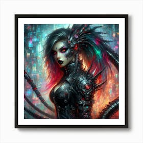 Enchanting Cyborg Art Print