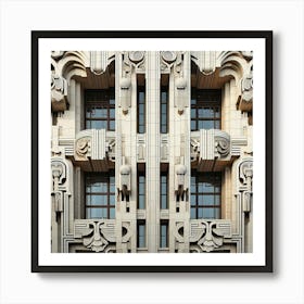 Deco Building 12 Art Print