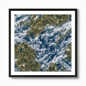 Water And Clouds Art Print