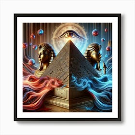 Ancient Sorcery: Delving into the Enigmatic Magic of Egypt Art Print