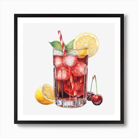 Cherry Lemonade Art Print