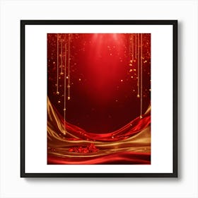 Christmas Background Art Print