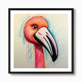 Flamingo 78 Art Print