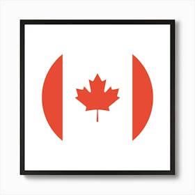 Canadian Flag Art Print