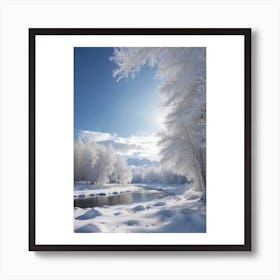 Winter Scene Art Print