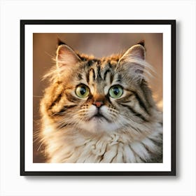 Portrait Of A Cat Art Print