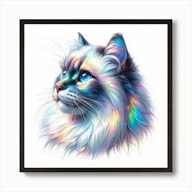 Creative Feline Cat Artwork 121 Art Print