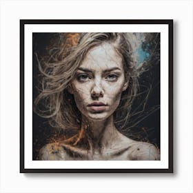 An Artwork That Combines Raw Energy With Refined Aesthetic Art Print