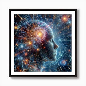 Human Brain 1 Art Print