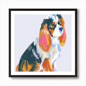 Cavalier King Charles Spaniel 01 Art Print