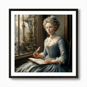 A Captivating Portrait Of Ada Lovelace The World S Ui3doizhtsggxbk3begppq Kqjhze5rrmiibi9w8wyzka Art Print