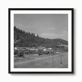 Oakridge, Oregon, Residences In A Lumbering And Tourist Center By Russell Lee Art Print