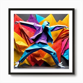 Origami Dancer 79 Art Print