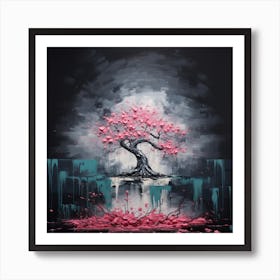 Sakura Tree Art Print