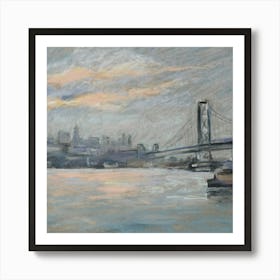 San Francisco Bay Bridge Art Print