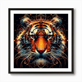 Creative Abstract Visual 77 Art Print