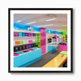 Ipad Store Interior Art Print