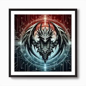 Dragon Design 7 Art Print