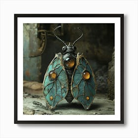 Steampunk Beetle Art Print