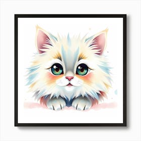 Cute Kitten Art Print