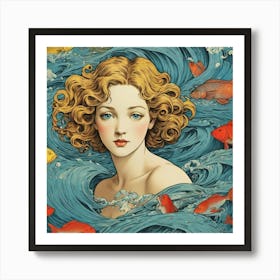 Mermaid 3 Art Print