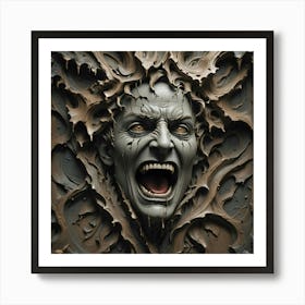 Devil'S Face Art Print