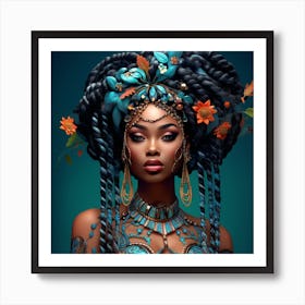 African Beauty 1 Art Print