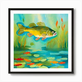 Tench Fish in Water Art Print