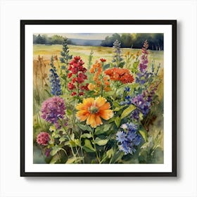 Wildflowers 4 Art Print