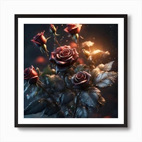 Roses In The Dark Poster