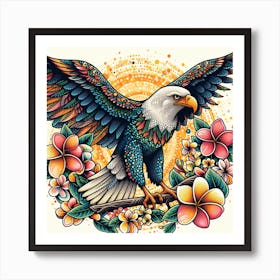 Eagle Tattoo Poster