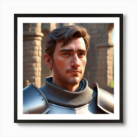 Loyal Castle Knight Art Print