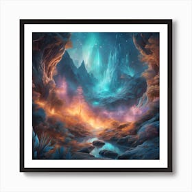 Fantasy Landscape Painting Art Print