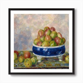 Apples In A Dish (1883), Pierre Auguste Renoirt Art Print