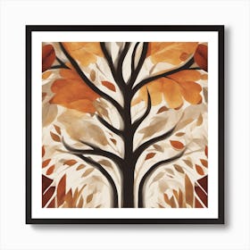 Autumn Tree Art Print