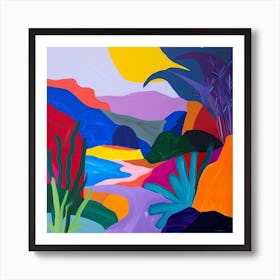 Abstract Travel Collection Panama 3 Art Print