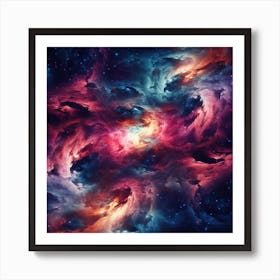 Nebula In Space 1 Art Print