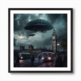 Dependants Aliens Invading Uk Photorealistic 2bdf844a 1912 46ee 8bd3 B4906533b765 Art Print