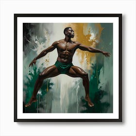 The Dancer Grace in Motion Art Print