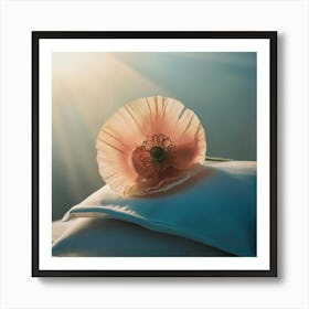 Poppy On A Bed 4 Art Print