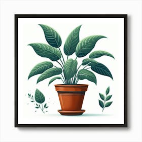 Potted Plant 6 Art Print