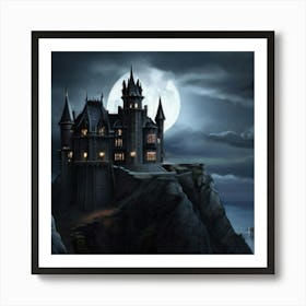 Harry Potter Castle 2 Art Print